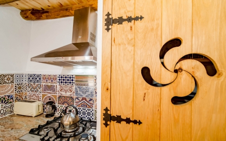 Lovely touches in this rustic holiday property